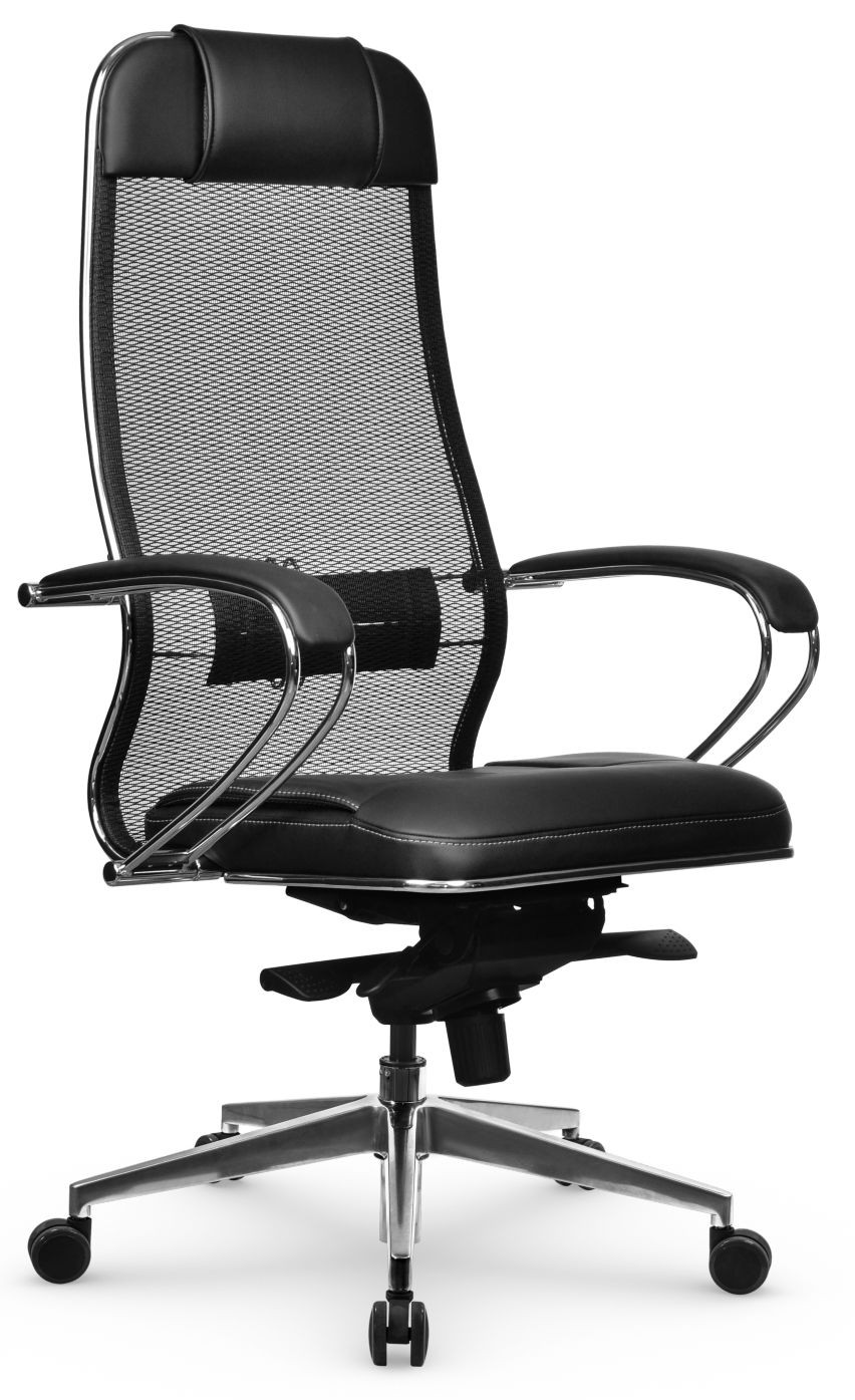 Кресло Метта Samurai SL-1.04 MPES черный, литой алюминий