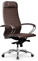 Кресло Метта Samurai K-1.04 экокожа MPES темно-коричневый