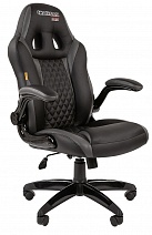 Геймерское кресло GAME 15, черный-серый