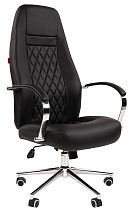 Кресло руководителя CHAIRMAN 950 N (CH-950 N), экокожа черная, хром