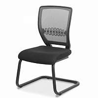 Кресло посетителя Аспект без подлокотников, на металлической раме