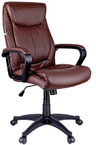 Кресло руководителя Income HL-E02, экокожа коричневая