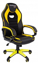 Геймерское кресло GAME 16, черный-желтый