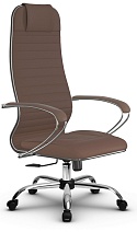 Кресло руководителя Метта К-6 (Комплект №6, основание 17833), цвет светло-коричневый