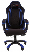 Геймерское кресло GAME 28, синий-черный