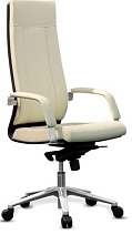 Кресло Торино W для руководителя, высокая спинка, механизм мультиблок, шпон венге