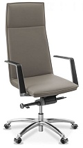 Кресло для руководителя с высокой спинкой Соло ECO, механизм мультиблок, экокожа премиум