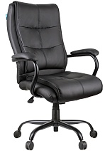 Кресло руководителя Extra Strong HL-ES02, повышенной прочности, нагрузка до 200 кг,  обивка экокожа цвет черный