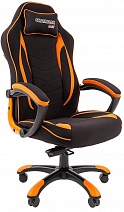 Геймерское кресло GAME 28, оранжевый-черный